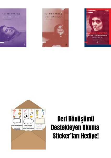 Satürn Yıldızı Altında + Radikal Irade Üslupları + Bilinç Tene Kuşanınca + Okuma Sticker'ları