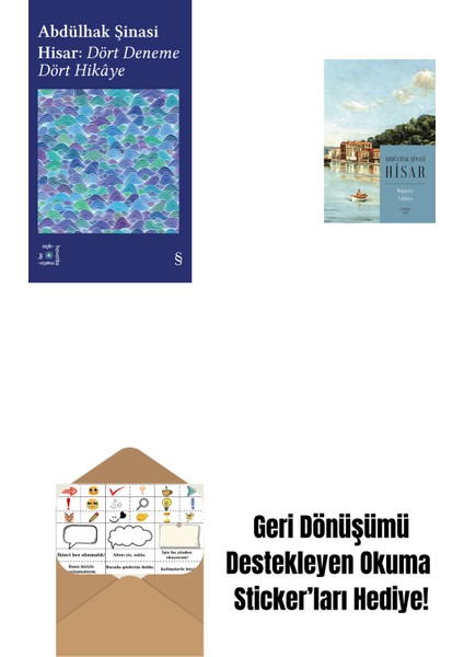 Everest Açıkhava 42 - Dört Deneme Dört Hikâye + Boğaziçi Yalıları (Kitap Boy) + Okuma Sticker'ları