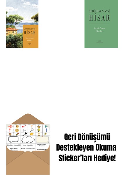 Geçmiş Zaman Köşkleri (Kitap Boy) + Geçmiş Zaman Fıkraları (Ciltli) + Okuma Sticker'ları