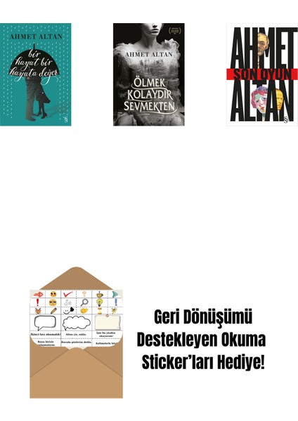 Bir Hayat Bir Hayata Değer + Ölmek Kolaydır Sevmekten + Son Oyun + Okuma Sticker'ları