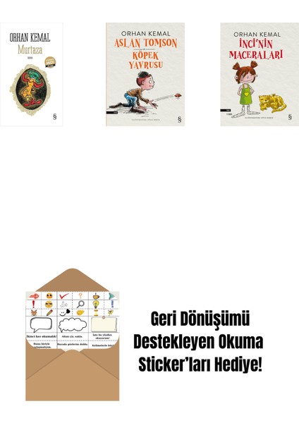 Murtaza (Midi Boy) + Aslan Tomson - Köpek Yavrusu + Inci'nin Maceraları + Okuma Sticker'ları