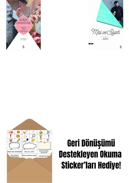 Kırık Hayatlar - Özgün Metin + Mâi ve Siyah + Okuma Sticker'ları