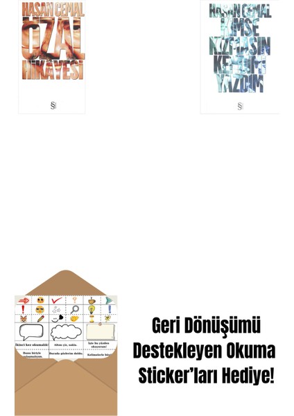 Özal Hikâyesi + Kimse Kızmasın Kendimi Yazdım + Okuma Sticker'ları