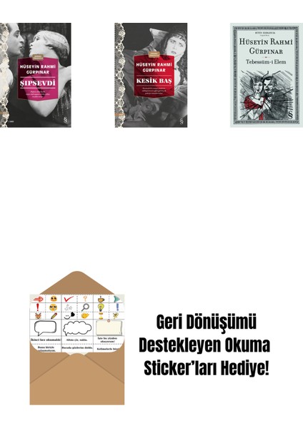 Şıpsevdi (Günümüz Türkçesiyle) + Kesik Baş (Günümüz Türkçesiyle) + Tebessüm-I Elem + Okuma Sticker'ları