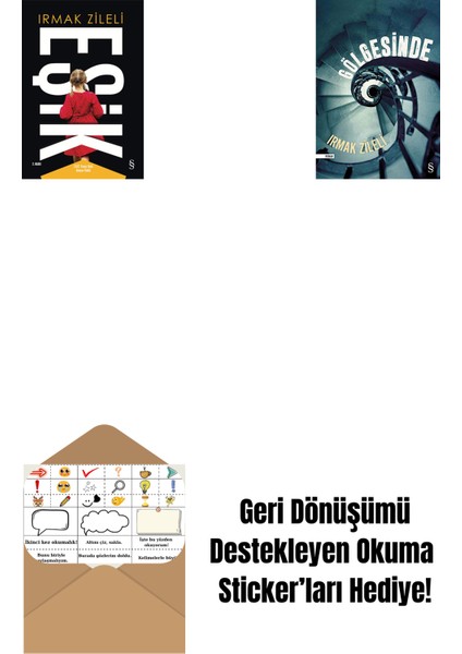 Eşik + Gölgesinde + Okuma Sticker'ları