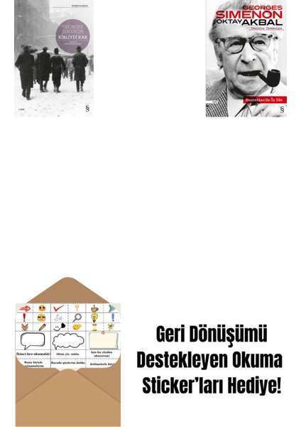 Kirliydi Kar + Manhattan'da Üç Oda + Okuma Sticker'ları
