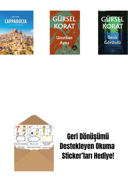 Cappadocia (Ciltli) + Unutkan Ayna + Deniz Göründü + Okuma Sticker'ları