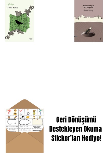 Içbahçe + Yalancı Için Bir Boşluk + Okuma Sticker'ları
