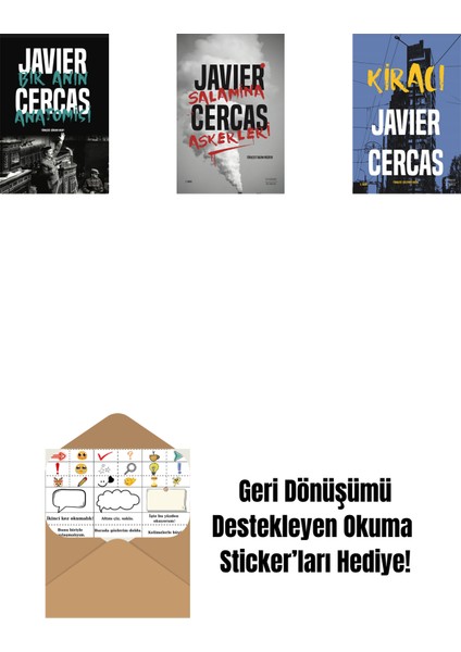Bir Anın Anatomisi + Salamina Askerleri + Kiracı + Okuma Sticker'ları
