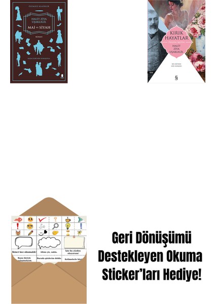 Mai ve Siyah + Kırık Hayatlar - Özgün Metin + Okuma Sticker'ları