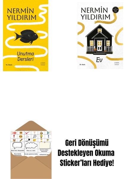 Unutma Dersleri (Ciltli) + Ev + Okuma Sticker'ları