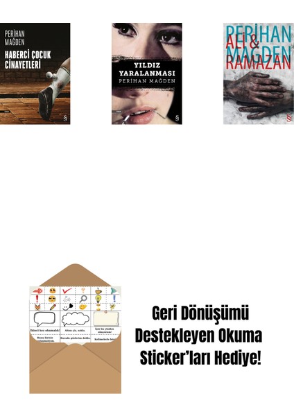 Haberci Çocuk Cinayetleri + Yıldız Yaralanması + Ali And Ramazan + Okuma Sticker'ları
