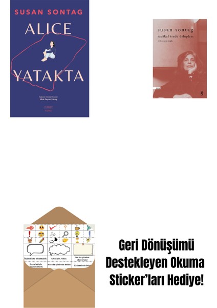 Alice Yatakta + Radikal Irade Üslupları + Okuma Sticker'ları