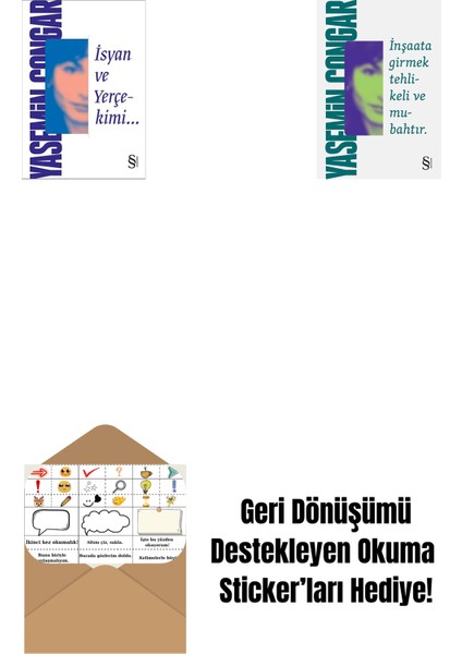 Isyan ve Yerçekimi + Inşaata Girmek Tehlikeli ve Mubahtır + Okuma Sticker'ları