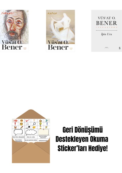 Yabancı + Kapan + Ipin Ucu (Ciltli) + Okuma Sticker'ları