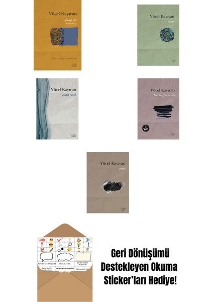 Yücel Kayıran 5 Kitap Set + Okuma Sticker'ları