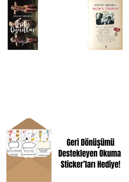 Toplu Oyunlar (Ciltli) + Halim'e Ithaflar + Okuma Sticker'ları