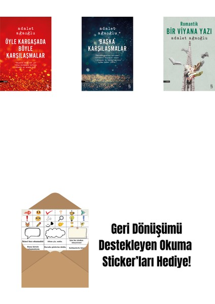 Öyle Kargaşada Böyle Karşılaşmalar + Başka Karşılaşmalar + Romantik Bir Viyana Yazı + Okuma Sticker'ları