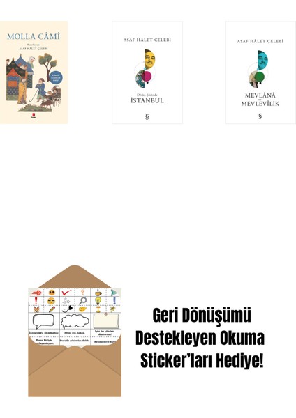 Molla Câmî + Divan Şiirinde Istanbul + Mevlana ve Mevlevilik + Okuma Sticker'ları