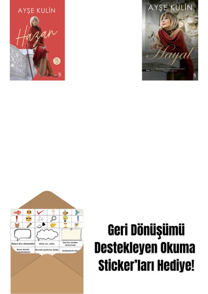 Hazan + Hayal + Okuma Sticker'ları