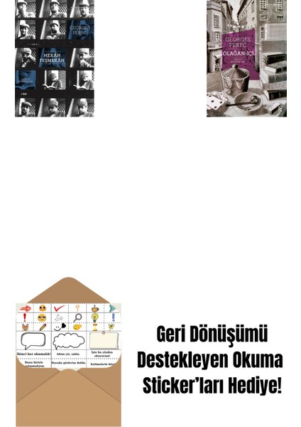 Mekân Feşmekân + Olağan-Içi + Okuma Sticker'ları