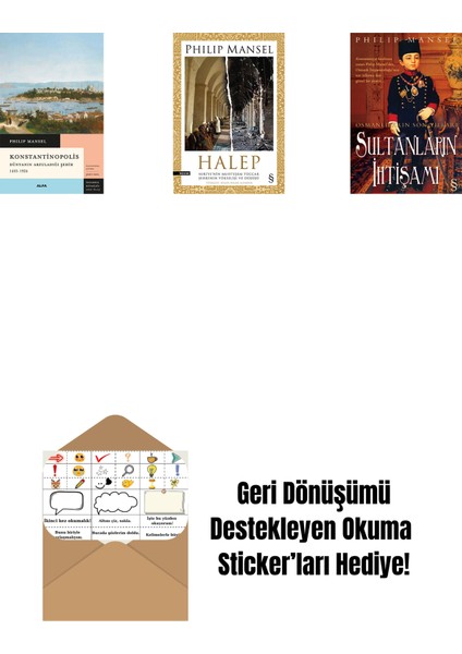 Konstantinopolis + Halep + Sultanların Ihtişamı + Okuma Sticker'ları
