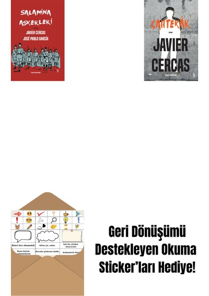 Salamina Askerleri (Çizgi Roman - Ciltli) + Sahtekâr + Okuma Sticker'ları