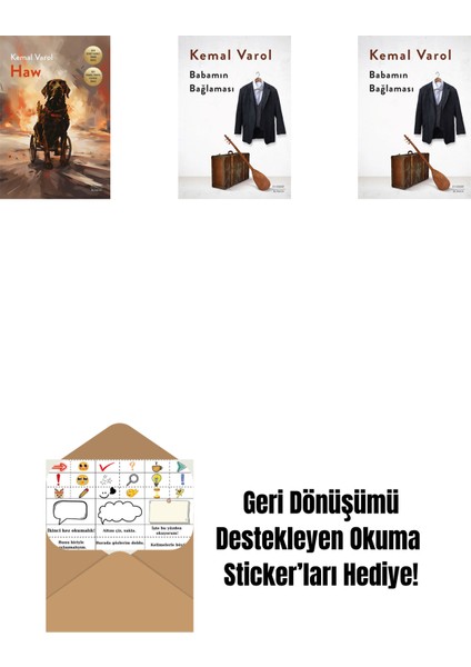Haw + Babamın Bağlaması (Ciltli) + Babamın Bağlaması + Okuma Sticker'ları
