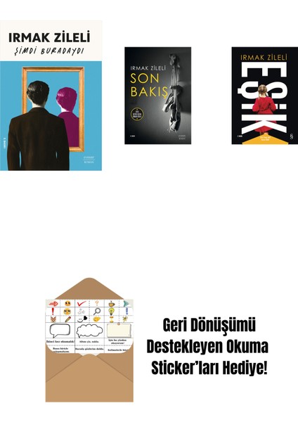 Şimdi Buradaydı + Son Bakış + Eşik + Okuma Sticker'ları
