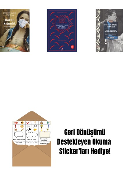 Hakka Sığındık + Kuyruklu Yıldız Altında Bir Izdivaç + Kuyrukluyıldız Altında Bir Izdivaç (Cep Boy) + Okuma Sticker'ları