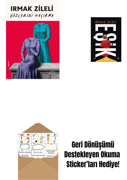 Gözlerini Kaçırma + Eşik + Okuma Sticker'ları