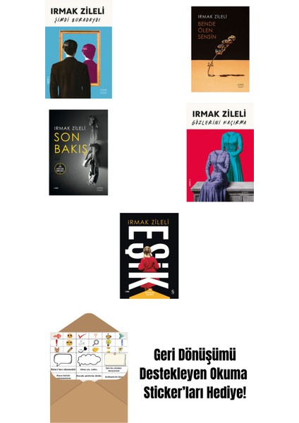 Irmak Zileli 5 Kitap Set + Okuma Sticker'ları