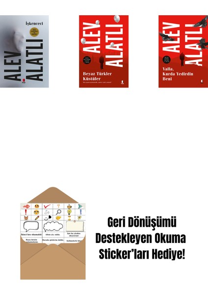 Işkenceci + Beyaz Türkler Küstüler + Valla Kurda Yedirdin Beni + Okuma Sticker'ları