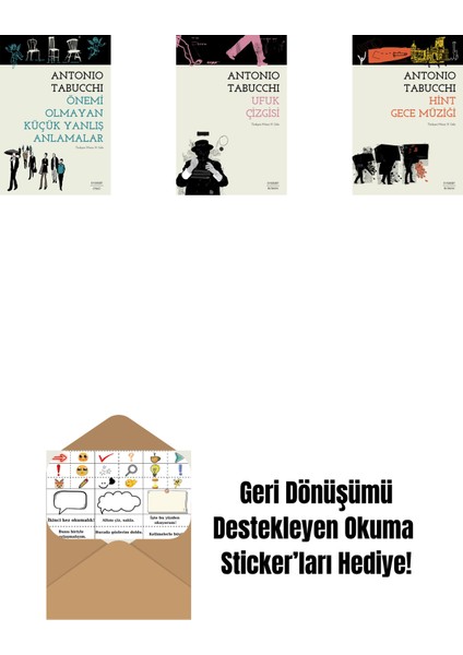 Önemi Olmayan Küçük Yanlış Anlamalar + Ufuk Çizgisi + Hint Gece Müziği + Okuma Sticker'ları