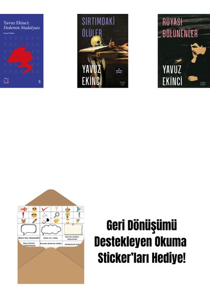 Everest Açıkhava 39 - Dedemin Madalyası + Sırtımdaki Ölüler + Rüyası Bölünenler + Okuma Sticker'ları
