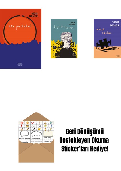 Acı Portakal + Heyulanın Dönüşü + Eksik Taşlar + Okuma Sticker'ları