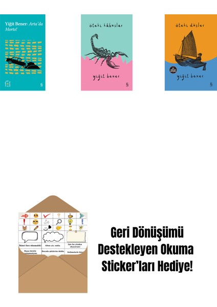 Everest Açıkhava 32 - Arta’da Morto! + Öteki Kabuslar + Öteki Düşler + Okuma Sticker'ları