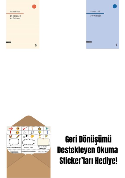 Dinlersen Anlatırım + Neylersin + Okuma Sticker'ları