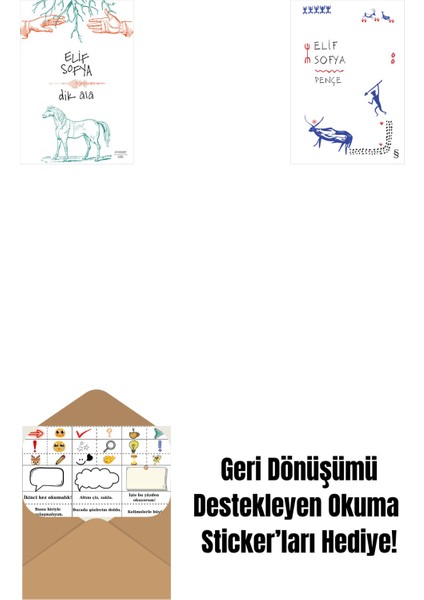 Dik Âlâ + Pençe + Okuma Sticker'ları