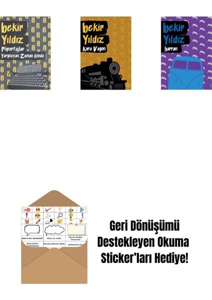 Röportajlar: Yargılayan Zaman Içinde + Kara Vagon + Harran + Okuma Sticker'ları