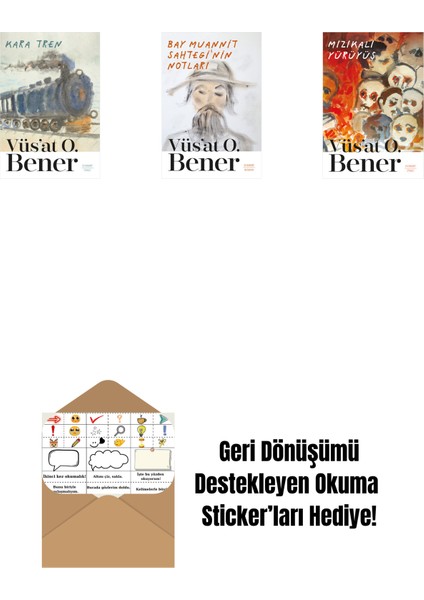 Kara Tren + Bay Muannit Sahtegi'nin Notları + Mızıkalı Yürüyüş + Okuma Sticker'ları