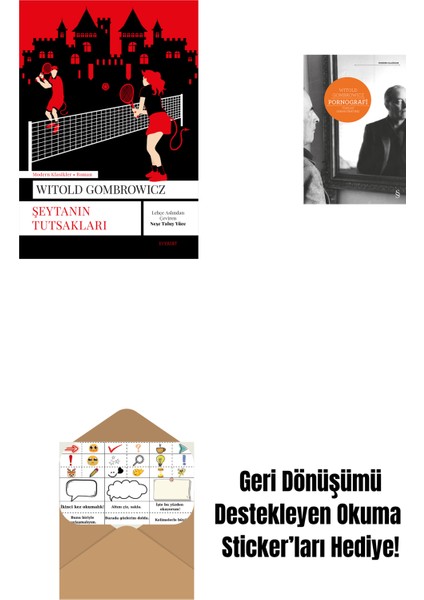 Şeytanın Tutsakları + Pornografi + Okuma Sticker'ları
