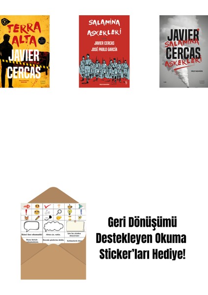 Terra Alta + Salamina Askerleri (Çizgi Roman) + Salamina Askerleri + Okuma Sticker'ları