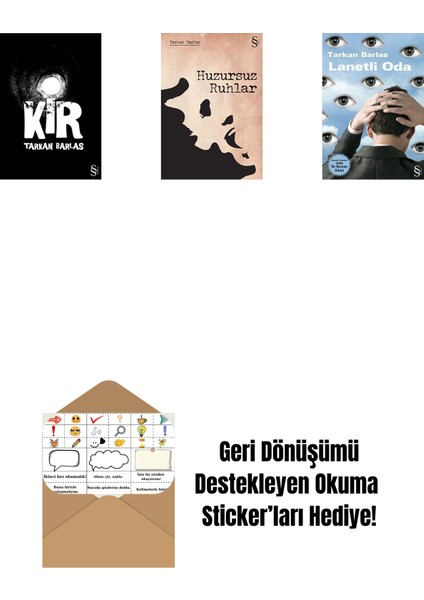 Kir + Huzursuz Ruhlar + Lanetli Oda + Okuma Sticker'ları