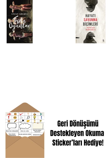 Toplu Oyunlar (Ciltli) + Hayatı Savunma Biçimleri + Okuma Sticker'ları