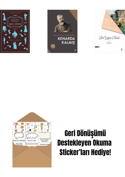 Mai ve Siyah + Kenarda Kalmış + Bir Yazın Tarihi + Okuma Sticker'ları