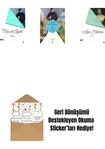 Mâi ve Siyah + Mâî ve Siyah - Özgün Tam Metin + Aşk-I Memnu + Okuma Sticker'ları