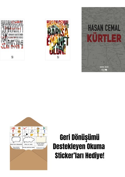 Cumhuriyet'i Çok Sevmiştim ! + Barışa Emanet Olun + Kürtler + Okuma Sticker'ları