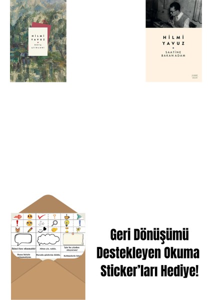 Rüya Şiirleri (Ciltli) + Saatine Bakan Adam + Okuma Sticker'ları