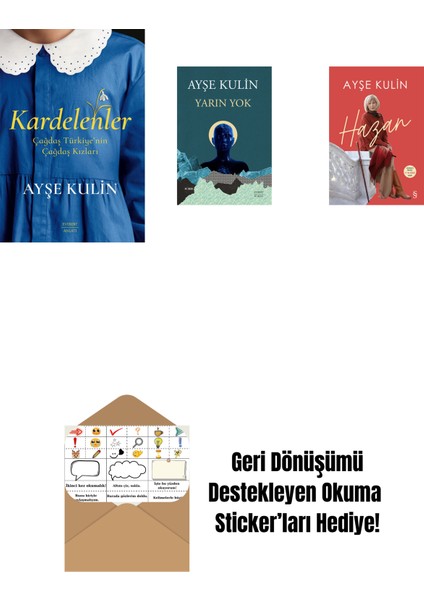 Kardelenler + Yarın Yok + Hazan + Okuma Sticker'ları